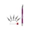 Excel Blades K18 Soft Grip Hobby Knife, 5 No 11 Blades and Safe Cap Asst. Colors 12pk 19018 - alternate 3